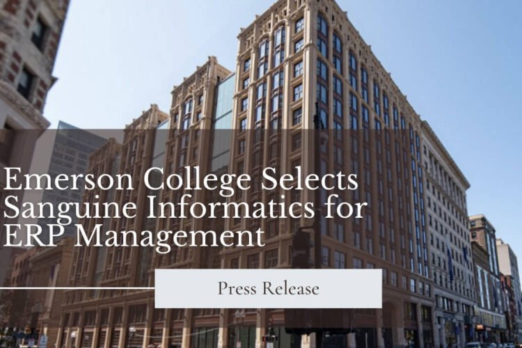 Emerson College Selects Sanguine Informatics for ERP Management